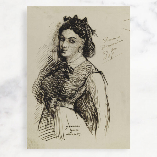 Portrait de Jeanne Duval Portrait de Jeanne Duval