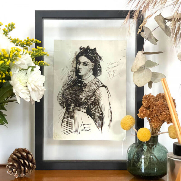 Portrait de Jeanne Duval Portrait de Jeanne Duval