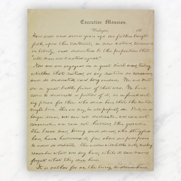 Discours de Gettysburg