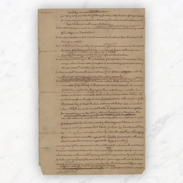The US Declaration of Independence The US Declaration of Independence