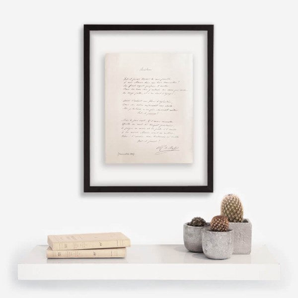 Manuscrit Rondeau Musset