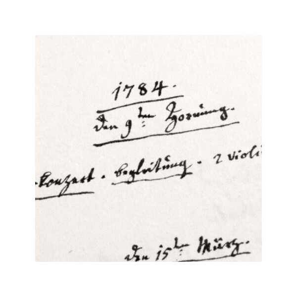 Carnet Musical de Mozart