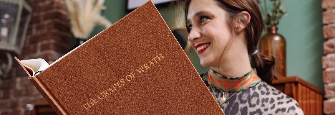 Früchte des Zorns, John Steinbeck's manuskript