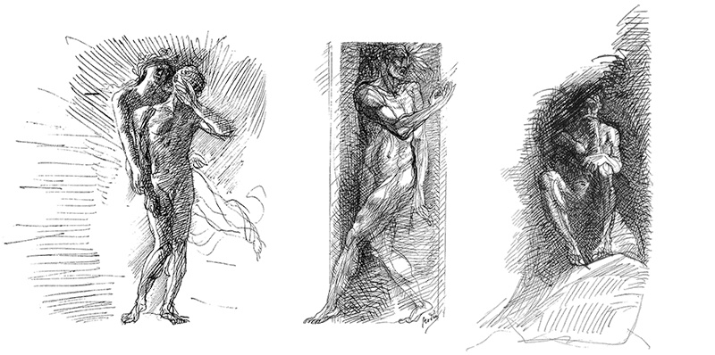 les fleurs du mal dessins de rodin