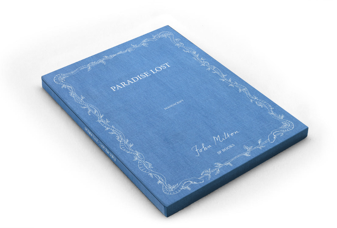 manuscript of Paradise Lost - sp books