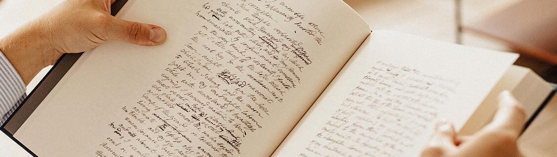Frankenstein, the manuscript of Mary Shelley